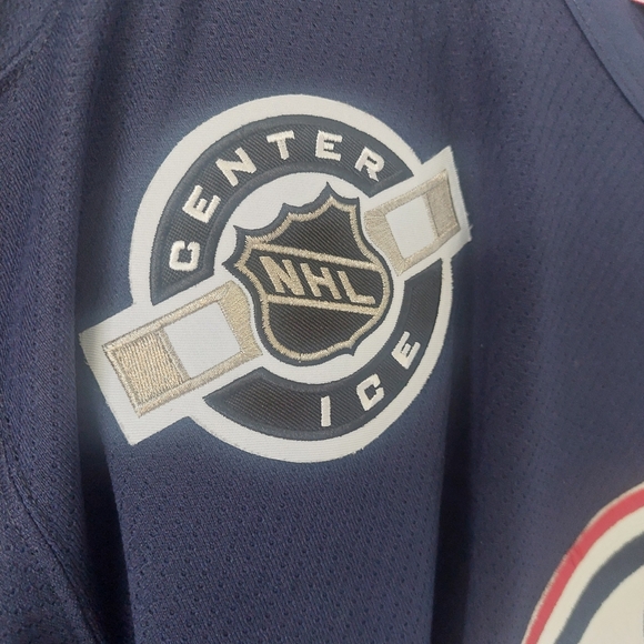 CCM Oilers Jersey, Official Licensed NHL Center Ice, Blank Back, Size XL - Picture 6 of 14